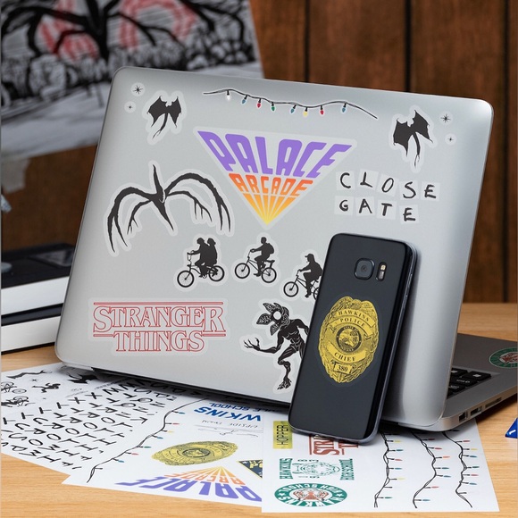 NWT Netflix Stranger Things 134 Waterproof Gadget Decals - Picture 3 of 4